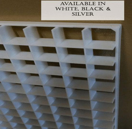 White Plastic Egg Crate Louvers - 1800ceiling