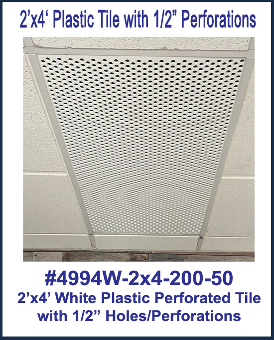 2x4 Perforated tile | Ceiling Air Vents | Perforated Tile