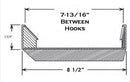 8.50in. Wide, 4' Wrap Around Lens x 1-3/4" High - 1800ceiling