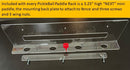 PickleBall Paddle Rack - 1800ceiling