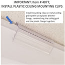 Filtered Air System for 2'x2' Air Diffuser - 1800ceiling