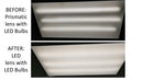 White LED Muting Acrylic Light Lens .073g-Widths 24in.-29.875in., Lengths 24in.-29.875in. - 1800ceiling