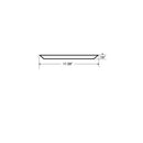 1'x1' White Plastic GRILLE ONLY, GR4,