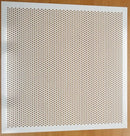 2'x2' White Plastic Perforated tile, 1/4" Perforations - 1800ceiling