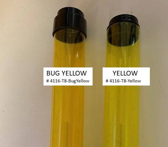 4' Bug Yellow Guard for T8-F32 Bulb - 1800ceiling