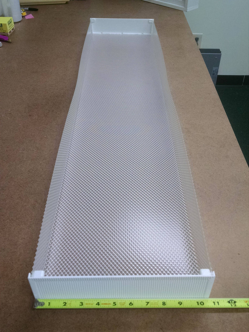 4' Long White End Cap Wrap Around, 10-5/8" wide - 1800ceiling