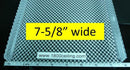 7-5/8" Wide, 4' Wrap Around Lens x 1" High - 1800ceiling