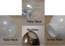 8" Smooth Polycarbonate with 4" Fitter Neck - 1800ceiling