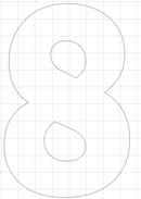 Cake Number Stencils - 1800ceiling