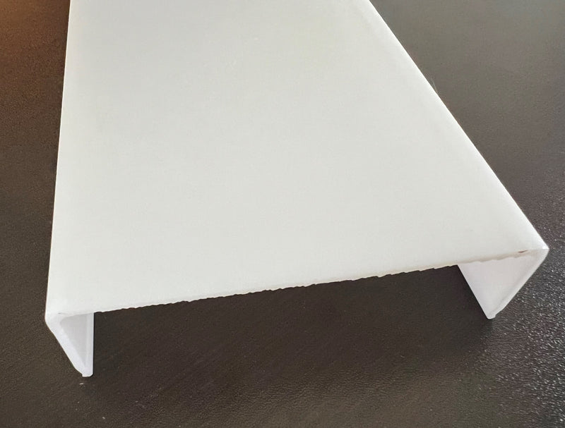 White Acrylic Snap-In 3-13/16" Wide. - 1800ceiling