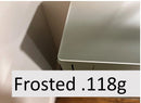 Frosted Acrylic Lens-.118 gauge-Widths 17in.-23.875in. x Lengths 3in.-59.875in. - 1800ceiling