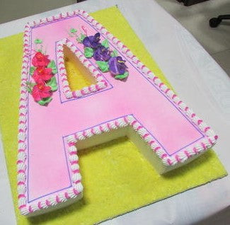 Acrylic Cake Stencil Letters - 1800ceiling