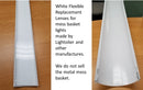 White Flexible Overlay Lenses-Widths 24in.-29.875in., Lengths 24in.-29.875in. - 1800ceiling