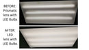 LED Lighting Diffusing Lens/.060 WHITE: 11.875" thru 23.75" x 23-7/8" thru 47.75" CUSTOM SIZES - 1800ceiling