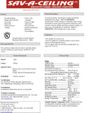 SAV-A-CEILING Architectural Ceiling Coating-5 Gallon Pail - 1800ceiling