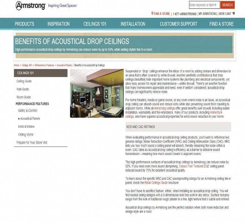 Benefits of Acoustical Drop Ceilings