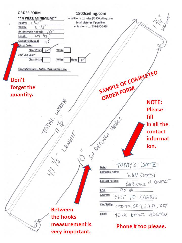 Wrap Around Fluorescent Light Lens Replacement