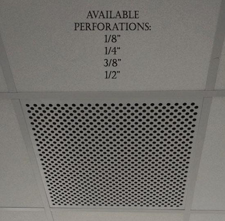 2'x2' Plastic Perforated Ceiling Tiles - 1800ceiling
