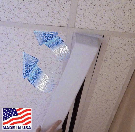 Plastic Linear Air Diverters - Linear Air Vent Deflectors