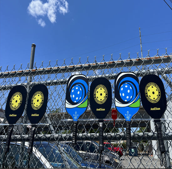 Pickle Ball Paddle Racks