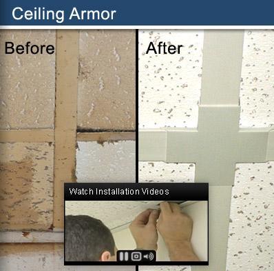 Ceiling Armor - Ceiling Grid Cover - Snap On Grid Cover
