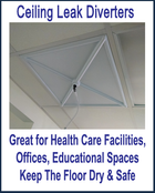 Ceiling-Leak-Diverter