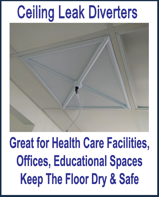 Ceiling-Leak-Diverter