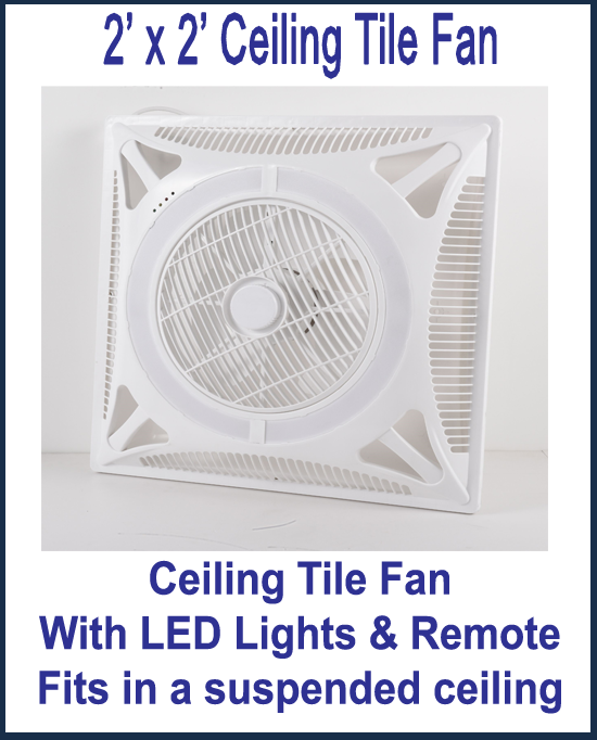 Ceiling Tile Fan - 1800ceiling
