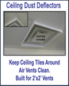 Ceiling Dust Deflectors