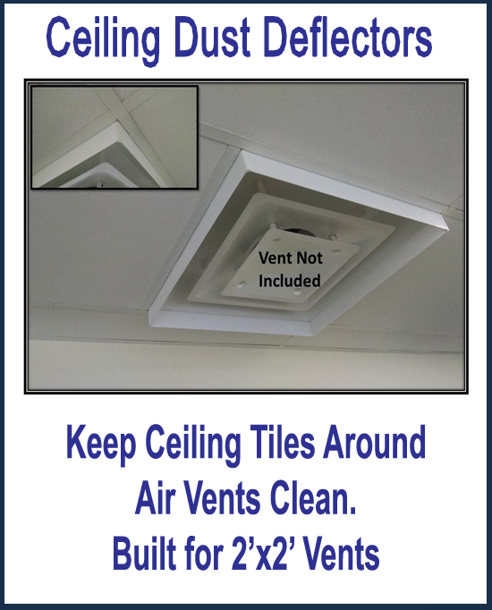 Ceiling Dust Deflectors