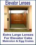 Makrolon & Elevator Lenses - 1800ceiling