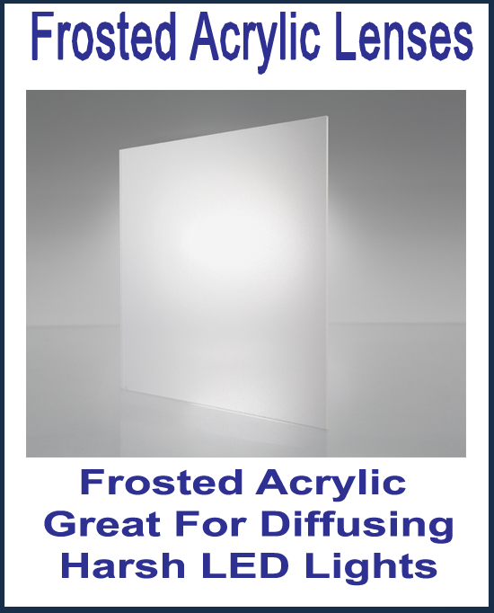Frosted Acrylic Light Lenses - 1800ceiling