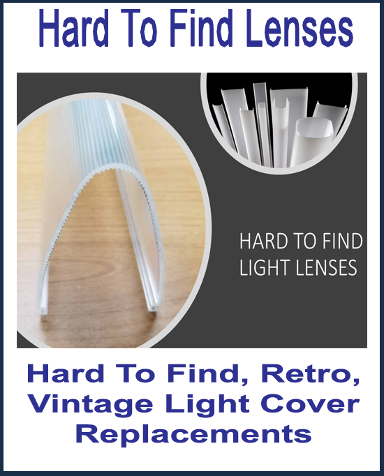 Vintage replacement light lenses - Retro Light Covers