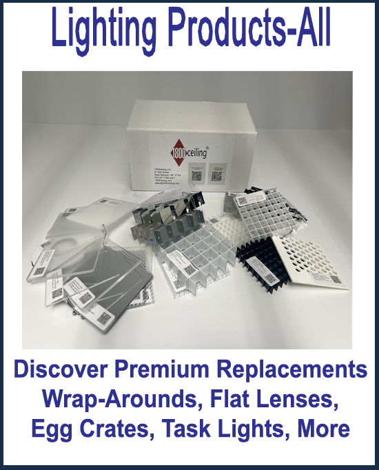 Replacement Light Lenses - 1800ceiling