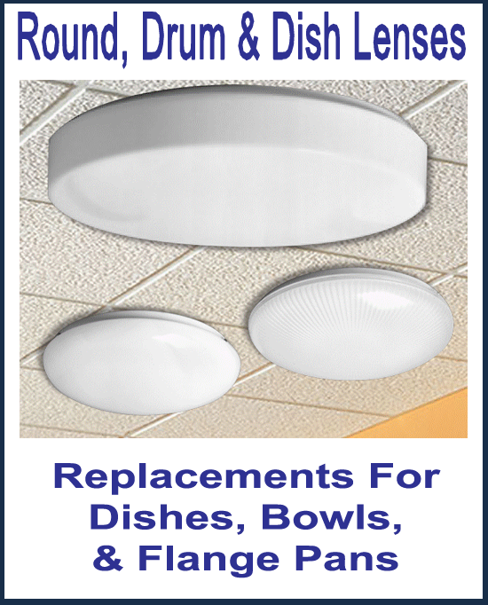 Round, Drum & Dish Lenses - 1800ceiling