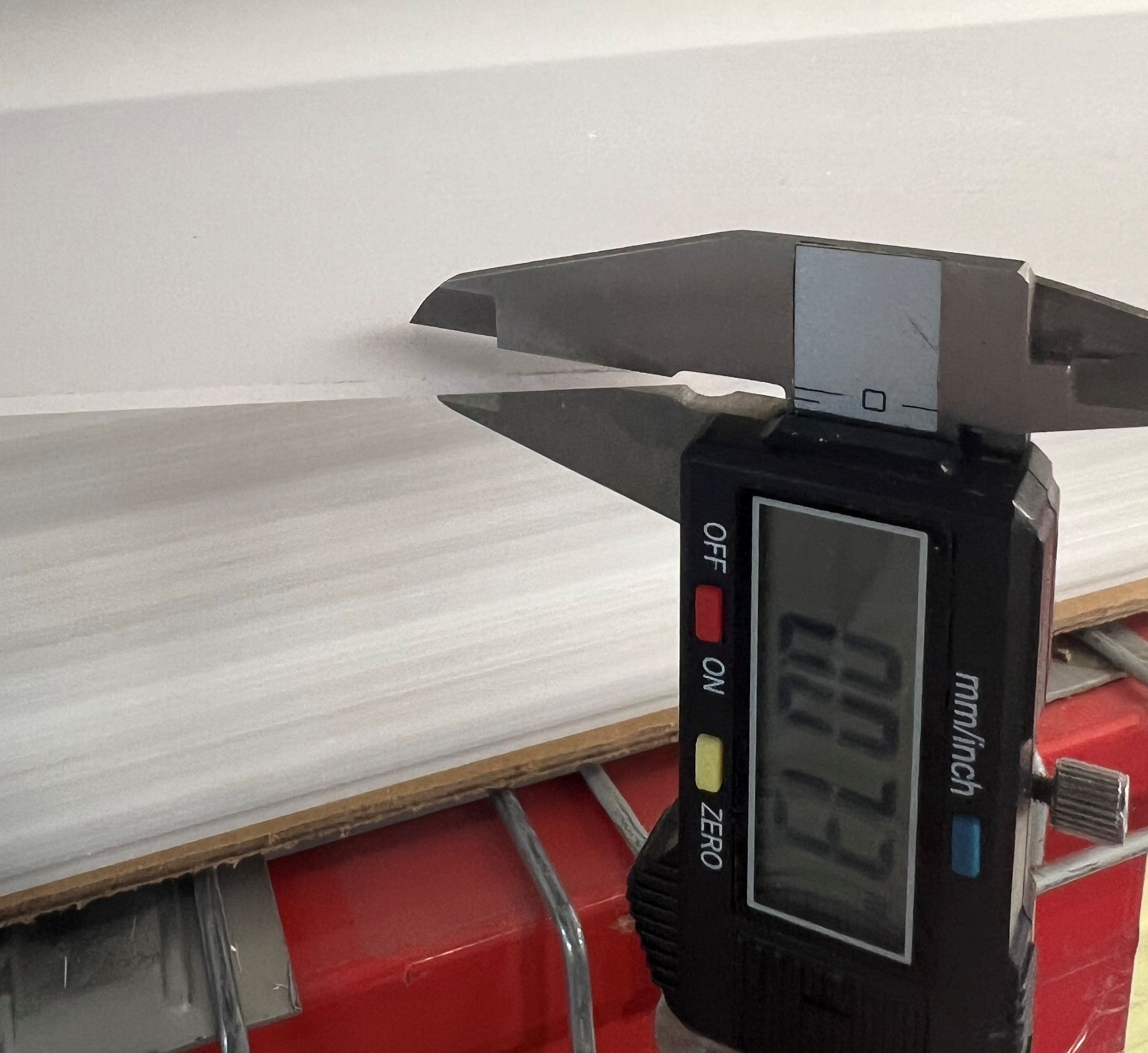 LED Lighting Diffusing Lens .073 WHITE, Width 10 thru 16.875, Length 3 thru 47.875 - 1800ceiling