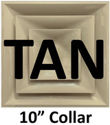Stratus TAN Plastic 2'x2' Cone Air Diffuser
