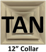 Stratus TAN Plastic 2'x2' Cone Air Diffuser