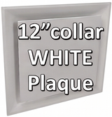 Stratus White Plastic PLAQUE Style 2'x2' Air Diffuser