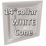 Stratus White Plastic 2'x2' CONE Air Diffusers