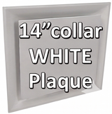 Stratus White Plastic PLAQUE Style 2'x2' Air Diffuser