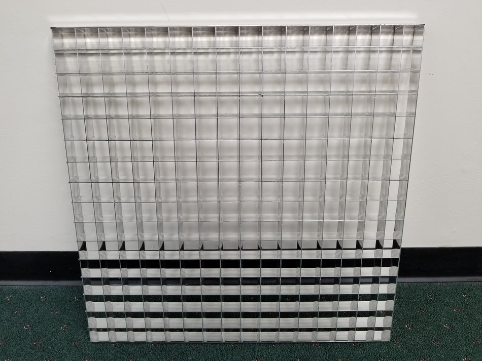 2'x2' Silver Parabolic, No Flange 1-1/2in x 1-1/2in Cells