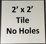 Plastic Ceiling Tiles-NO HOLES