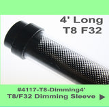 T8-F32 Fluorescent 4' DIMMING SLEEVE - 1800ceiling