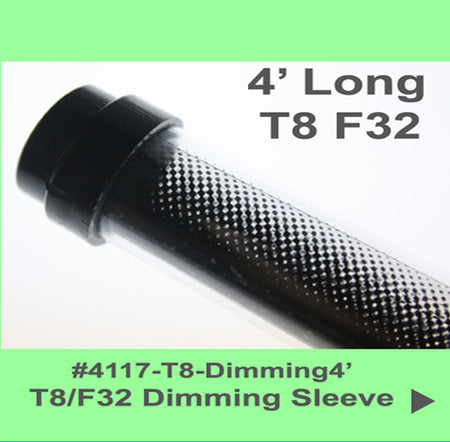 T8-F32 Fluorescent 4' DIMMING SLEEVE - 1800ceiling
