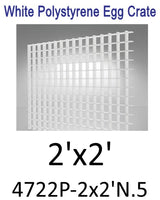 White Polystyrene Egg Crate Louver