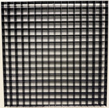 Black Parabolic Louvers-1.5" x 1.5" Cells