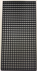 Black Parabolic Louvers-1.5" x 1.5" Cells