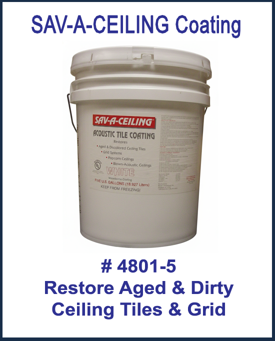 SAV-A-CEILING Architectural Ceiling Coating-5 Gallon Pail