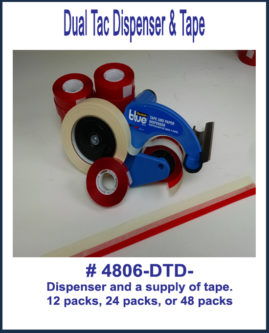 Dual Tac Dispenser + Tape